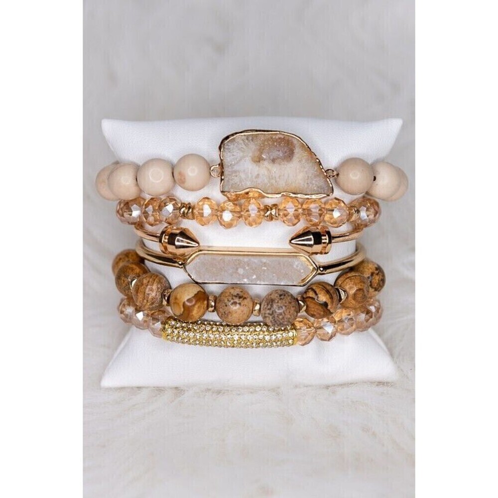 Aspen Bracelet Set Jasper